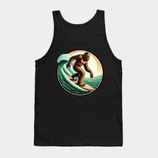 Surfing Bigfoot Tank Top